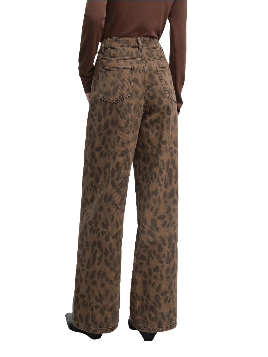 Jeans de mujer chic brown talle alto: elegancia y comodidad