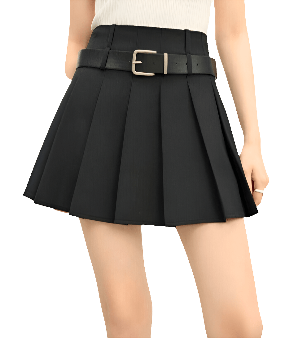 Mini falda plisada: elegancia en cada paso - MODA PAIXAO