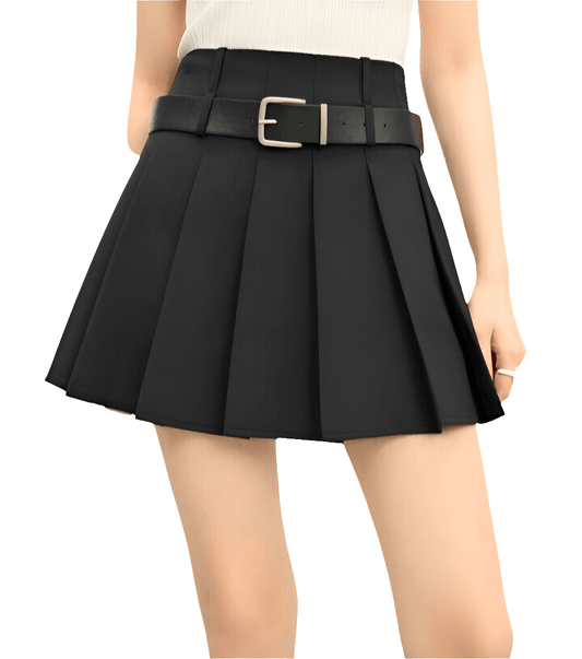 Mini falda plisada: elegancia en cada paso - MODA PAIXAO