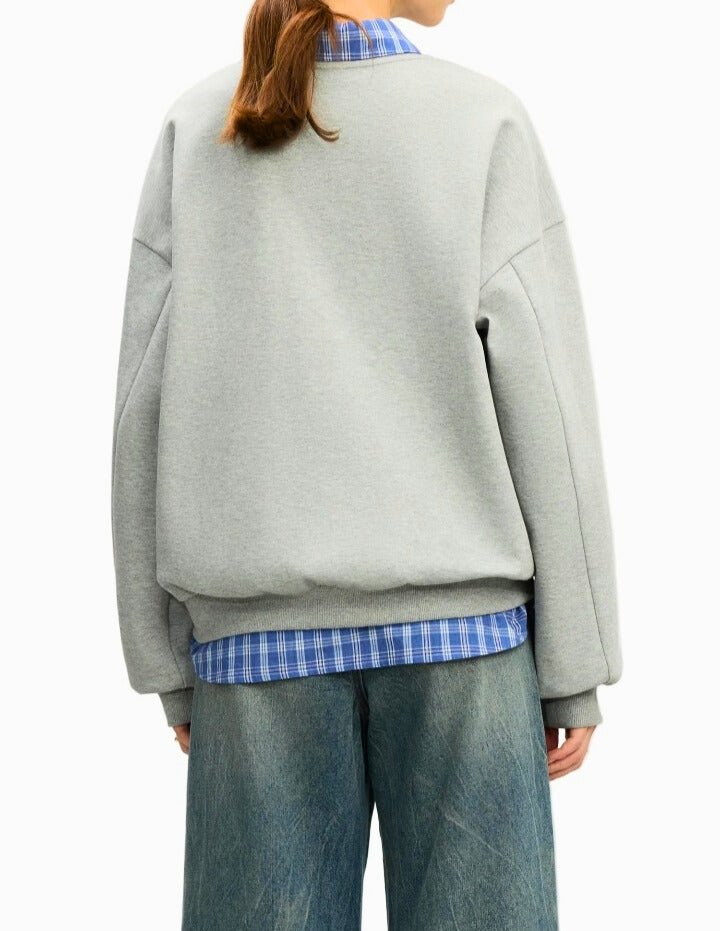 Sudadera primavera estilo sin capucha para mujer - MODA PAIXAO