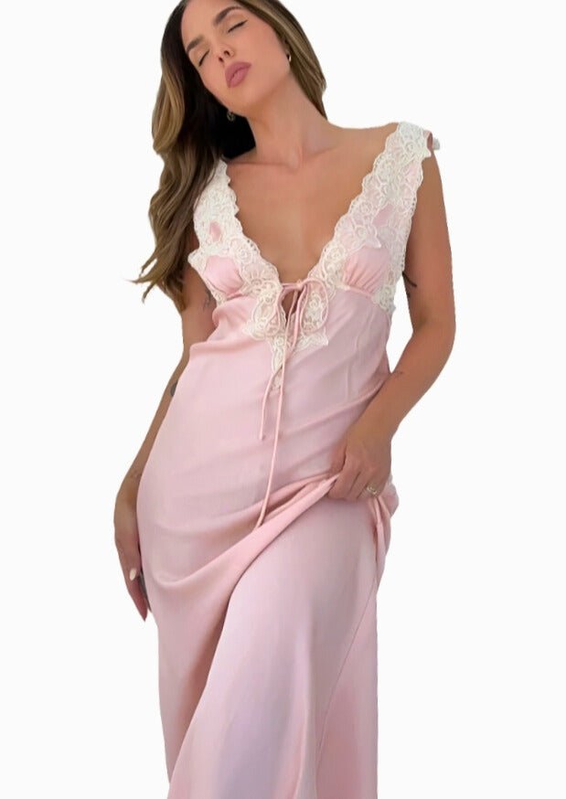 Vestido camisola encaje: elegancia y comodidad