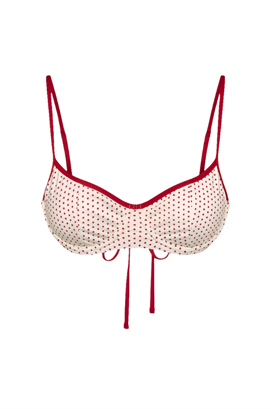 Bikini de lunares para mujer
