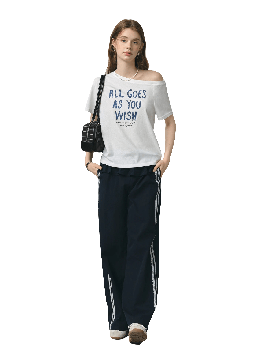 Camiseta blanca de verano con hombros descubiertos para mujer - MODA PAIXAO