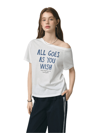 Camiseta blanca de verano con hombros descubiertos para mujer - MODA PAIXAO