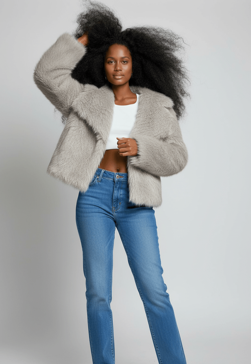 Chaqueta Corta Elegante: Estilo en un instante.