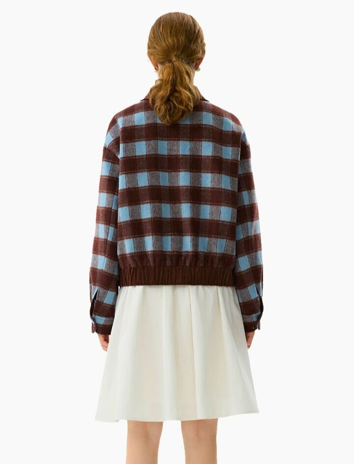 Chaqueta Lady Retro: Pana, Cuadros y Patchwork para Mujer