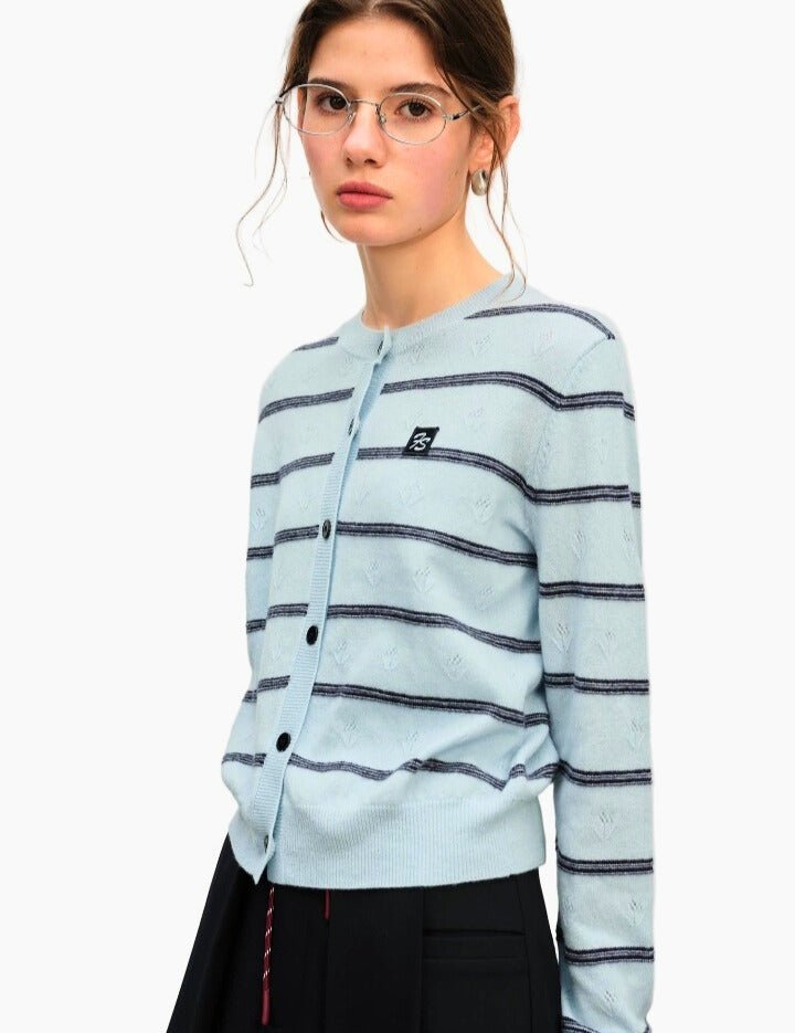 Jersey de punto rayado: elegante y versátil para mujer - MODA PAIXAO