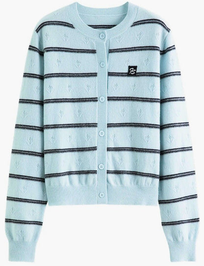 Jersey de punto rayado: elegante y versátil para mujer - MODA PAIXAO