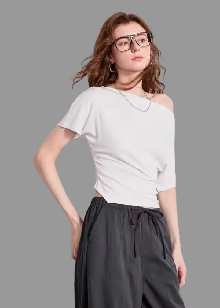 Top suelto y fresco de algodón: ideal para looks originales